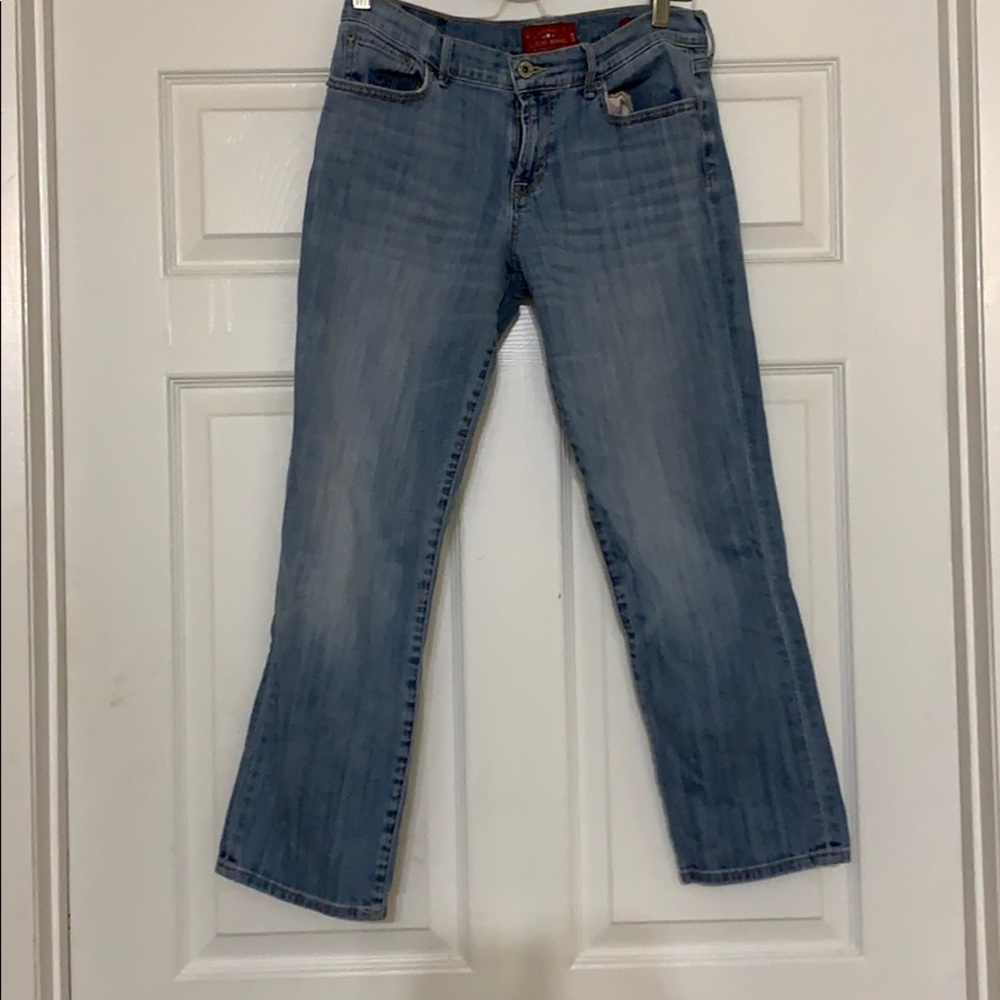 Lucky Brand cropped Blue Jeans